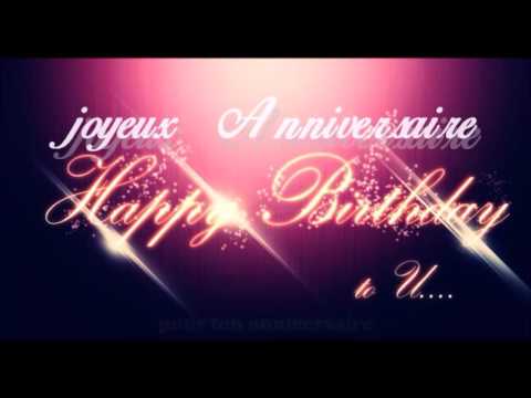 Joyeux anniversaire avec paroles