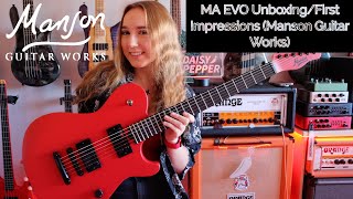 Video thumbnail for MA EVO Unboxing/First Impressions (Manson Guitar Works) by Daisy Pepper