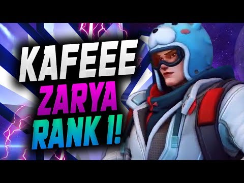 World Rank #1 Zarya - Kafeee! 4350 SR OVERWATCH SEASON 13 TOP 500