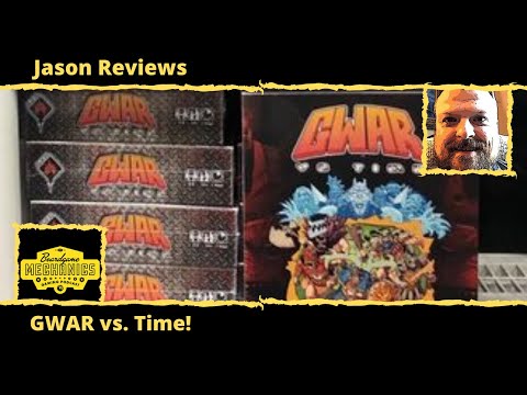 Jason's Board Game Diagnostics of GWAR vs. Time!