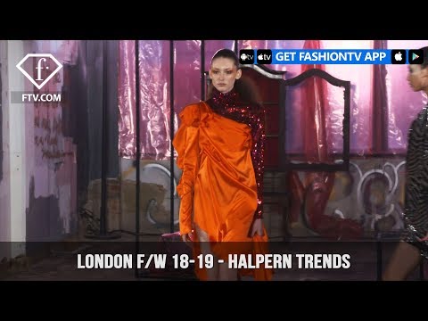 Halpern Trends London Fashion Week Fall/Winter 2018-19 | FashionTV | FTV