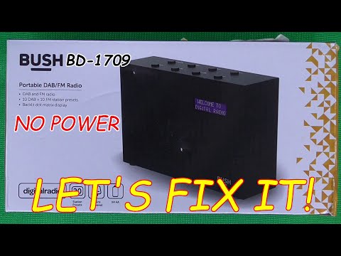 Argos returns – Bush DAB / FM radio BD-1709 no power...again