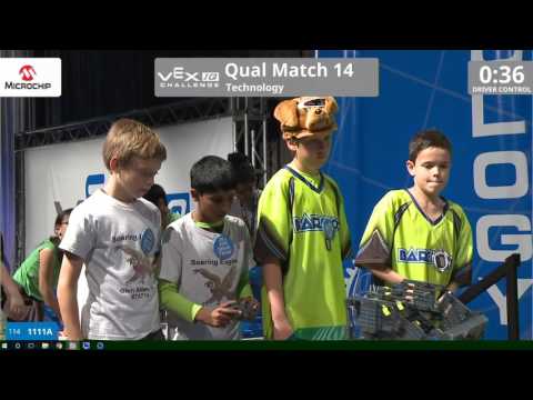VEX Worlds 2016 - VEXIQ Elementary School - Technology - Qual 14 (1111A 67471A) 71