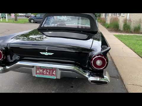 Thumbnail for 1957 Ford Thunderbird for sale on BAT 312 auto with 2 tops test drive by 1957 Ford