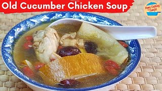 Old Cucumber, Kampung Chicken & Dried Scallop Soup