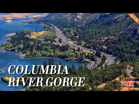 Oregon Columbia River Gorge  - Scenic Relaxation Film With Music | Oregon 4K Relaxing Video