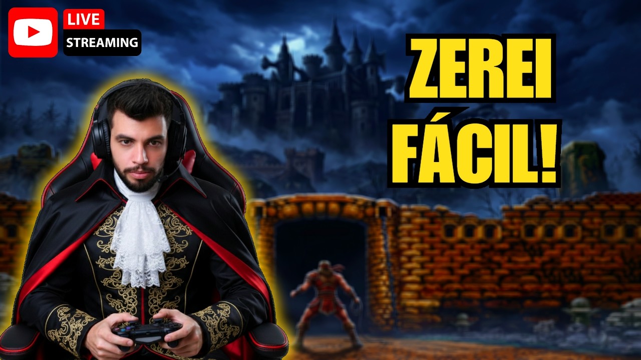 SUPER CASTLEVANIA 4: ZERANDO DE FORMA FACIL! 🦇 Zere sem passar raiva | Live Gameplay (SNES)