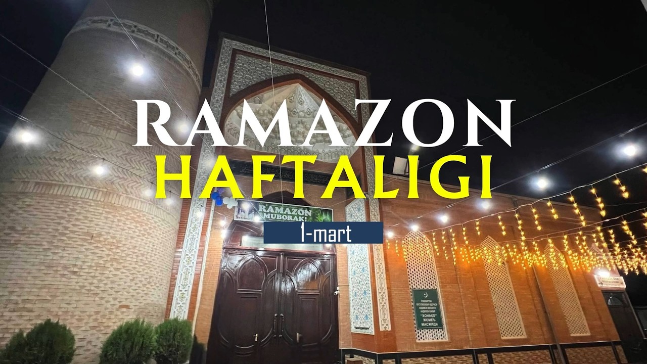 📣 RAMAZON HAFTALIGI (01.03.2026)