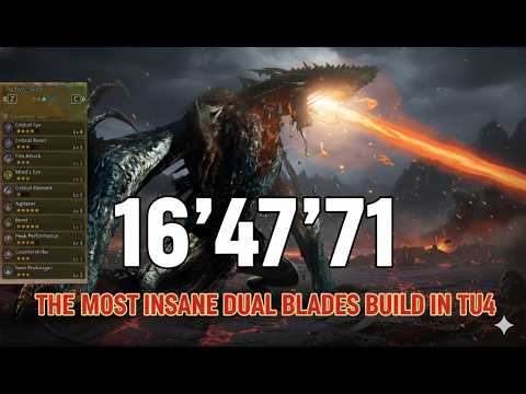 MH Wilds - Gogmazios - Specter of Their Sins - Dual Blades(With Support Hunters) 16'47"71 #mhwilds