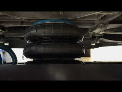 Trying out my Amazon Airbag jack on my 4 post lift