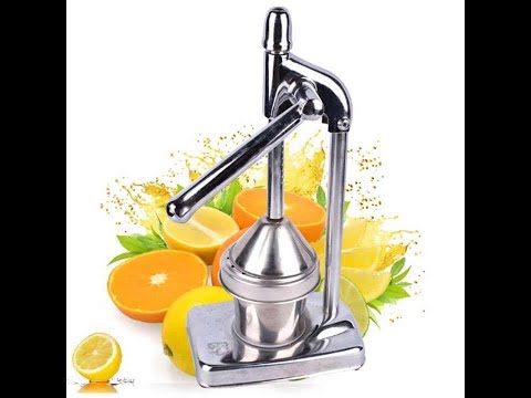 Heavy Duty Manual Fruit Juicer Stainless Steel Manual Hand Press Juicer