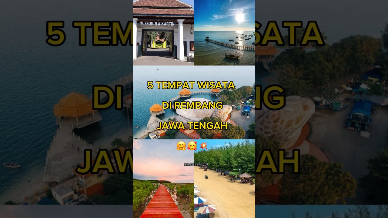 5 TEMPAT WISATA DI REMBANG #youtubeshorts #viral #trending #shortvideo #youtube #shorts #short