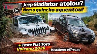 JEEP GLADIATOR ATOLOU FEIO? NEM O GUINCHO AGUENTOU