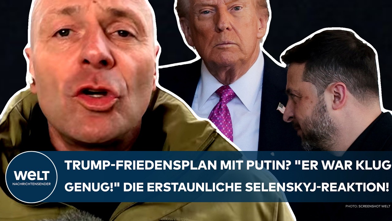 UKRAINE-KRIEG: US-Friedensplan mit Putin? "Er war klug genug!" Die erstaunliche Selenskyj-Reaktion!