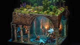 How to make D&D Table Legend of Keepers 5E Reverse Dungeon / Diorama
