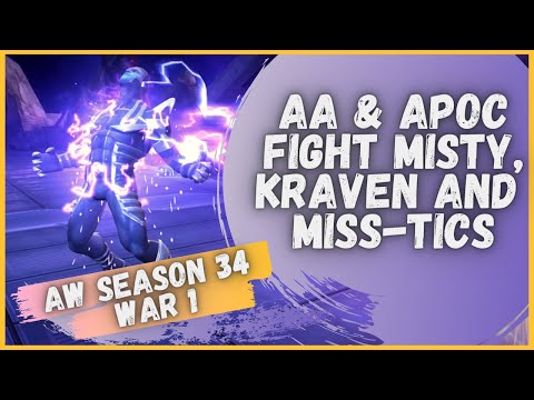 AW Season 34, War 1 SSx-1 vs. SAS - Apoc and Archangel - Marvel Contest of Champions
