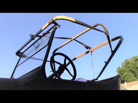 1925 Ford Model T new top/interior. Part 2.