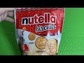 Nutella Biscuits Limited Edition Unboxing Nutella Unboxing Satisfying Video ASMR Nutella