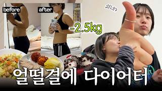 살이 몹시 쪘습니다.그래서...스위치온 다이어트 1주차 브이로그🚨식단, 운동, 눈바디, 인바디결과