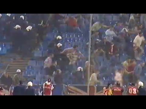 Chelsea fans on the rampage at Real Zaragoza