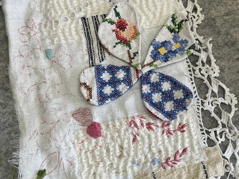 #roxysjournalofstitchery | Month 3 EP 33 making my butterfly and starting to embroider