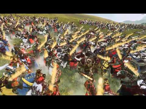 Grail Guardians VS Chaos knight ( Lance ) - Total War: Warhammer 2