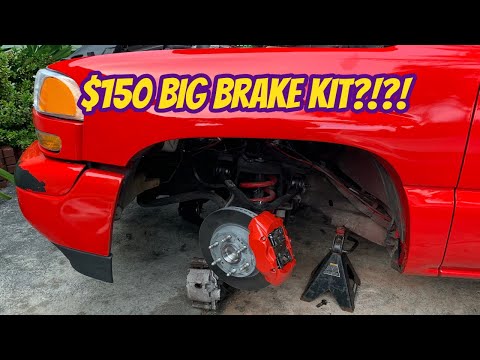 99-07 NBS Sierra {Silverado, Yukon, Tahoe, Suburban) 4 piston brake upgrade on a budget!