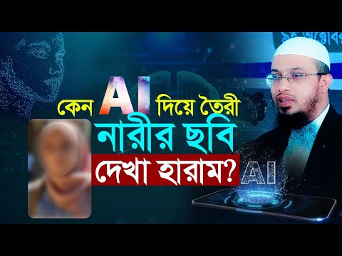AI দিয়ে তৈরি নারীর ছবি দেখাও কি গুনাহ? শায়খ আহমাদুল্লাহ