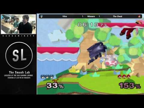 The Smash Lab 66 Winners Semis - CL|Vitro (Marth) vs CL|The Cheat (Luigi)