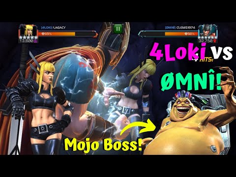 4Loki vs ØMNÎ! Mojo War Boss! New Map Season 19 War #1! - Marvel Contest of Champions