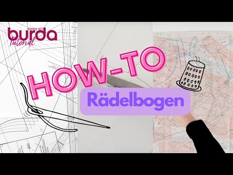Nähen mit burda - How-To: Rädelbogen