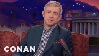 Martin Freeman On The Difference Between British & American Actors | CONAN on TBS video