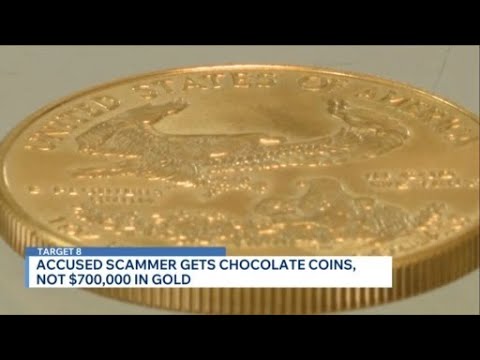 Accused scammer gets chocolate coins, not $700,000 in gold