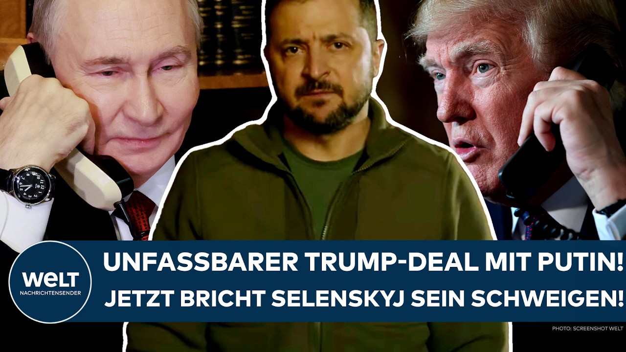 UKRAINE-KRIEG: Nach Mega-Deal! Russen verraten kurioses Detail über das Putin-Telefonat mit Trump!