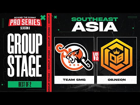 SMG vs OB.Neon Game 1 - BTS Pro Series 8 SEA: Group Stage w/ Ares & Danog