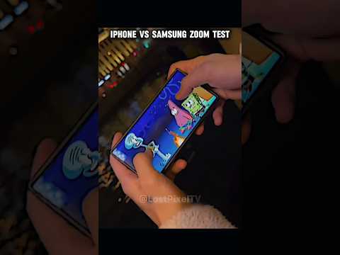 Iphone vs Samsung Zoom Test ☠️ #shorts #iphone #samsung #zoomtest #aura #cooked