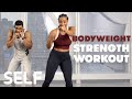 30-Minute Strength & Conditioning Workout with Warm Up & Cool Down - No Equipment at Home | SELF