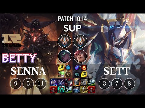RNG Betty Senna vs Sett Sup - KR Patch 10.14