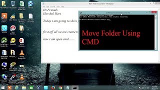 How to move folder Using CMD in windows 7, 8, 8.1 and 10