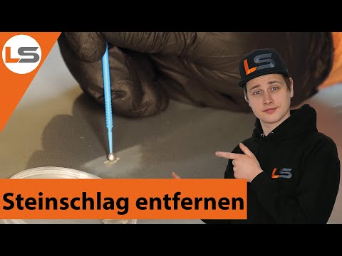 Remove stone chips correctly with a touch-up pen - Avoid mistakes | LACKSTORE