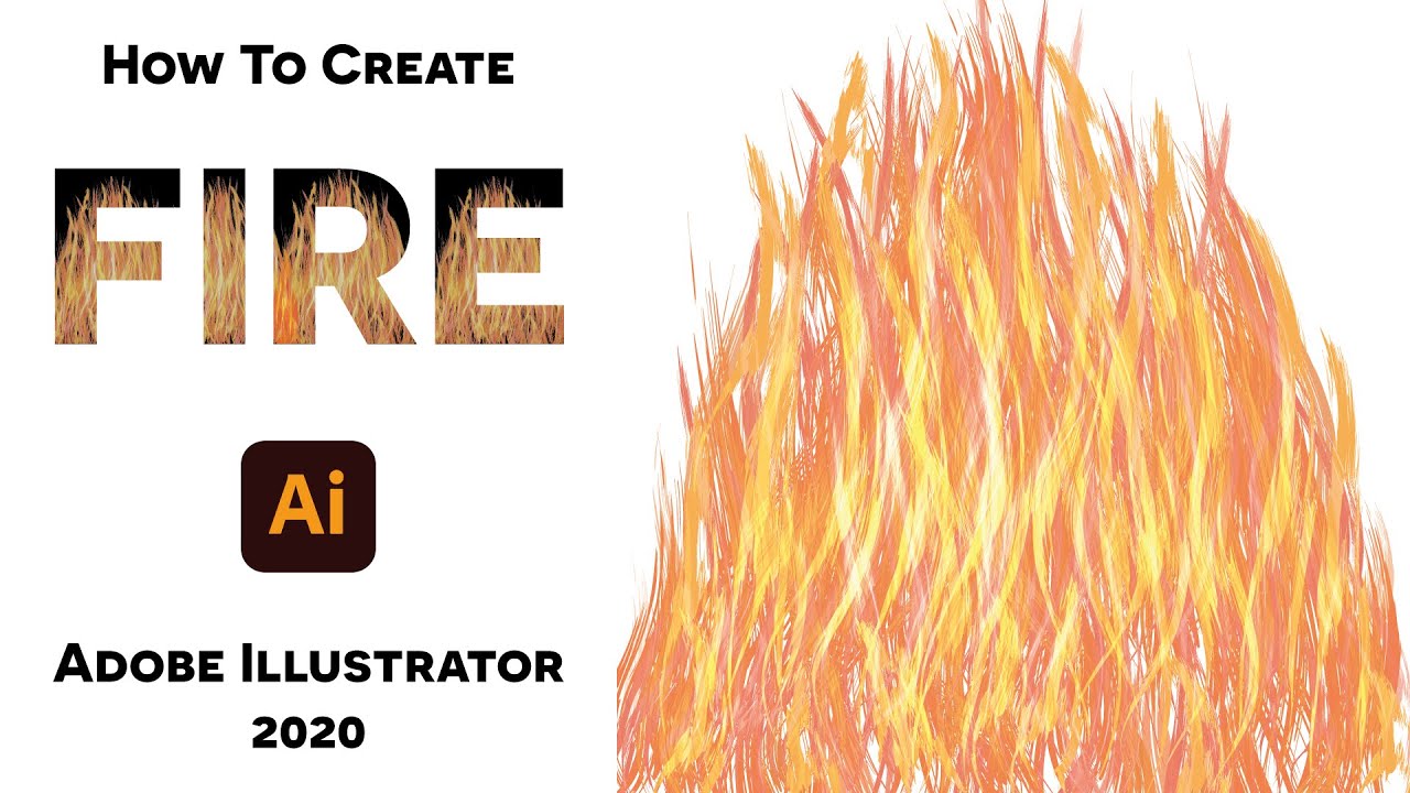 How to Create Fire In Adobe Illustrator 2020