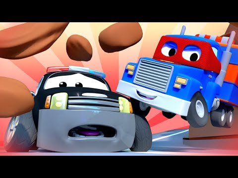 Kamion Hitne Pomoći - Super Kamion Carl u Auto Gradu 🚚 ⍟ Crtani sa kamionima za djecu