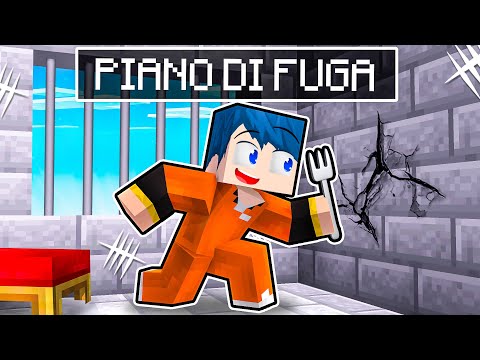 IL PIANO DI FUGA PER EVADERE! - MINECRAFT *VITA IN PRIGIONE*