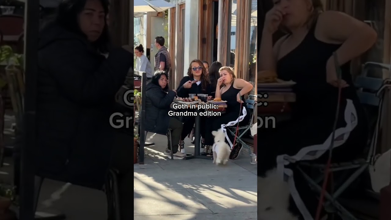 oth grandma in public 👀