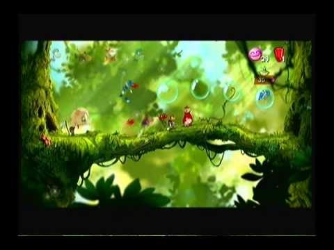 Let's Play Co-Op Rayman Origins Part 2: Ninja Nigel strikes again!