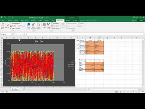 VBA Excel Control Chart Show Hide Max Min by Cells Value