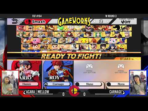 For Glory Friday #164 - AcaRa|Mellow (Mario) Vs. Carnage (Roy) - Winners Round 3