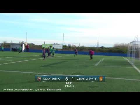 Ronda 1/4 Final. Levante UD "C" 7 - 1 Union Benetusser-Fabara CF "B" (Valero)