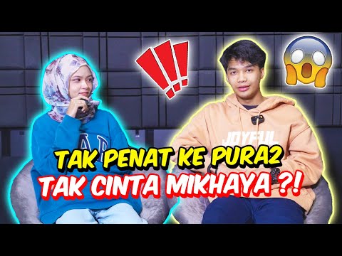 TAK PENAT KE PURA2 TAK CINTA MIKHAYA ?! - INTAN BAGI PICKUPLINE SENT4P DEKAT MIKHA !!