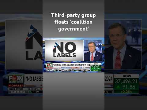 Third-party group reportedly has Dem, GOP support for ‘coalition gov’ in 2024 #shorts
